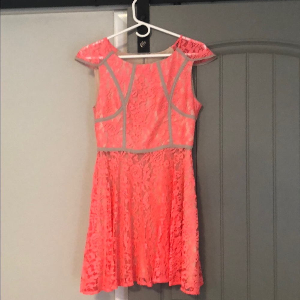 Precious coral dress